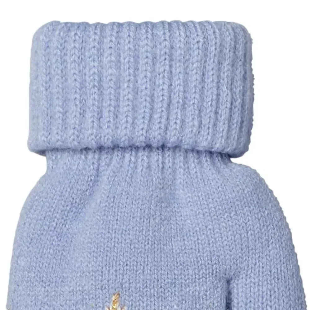 NWT Northeast Outfitters Youth Cozy Cabin Purple Unicorn Mittens